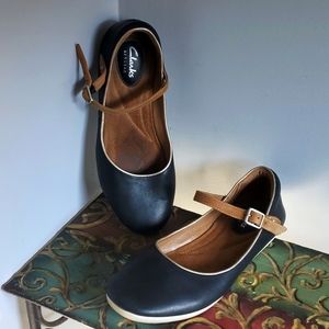 Clarks summer shoes leather